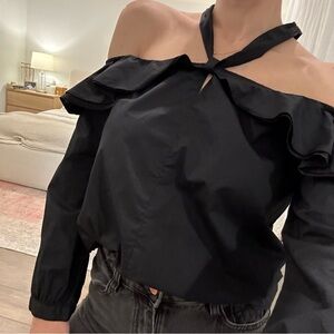 JCREW open shoulder blouse